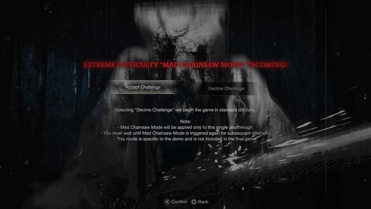 resident evil 4 remake chainsaw demo mad chainsaw mode glhf